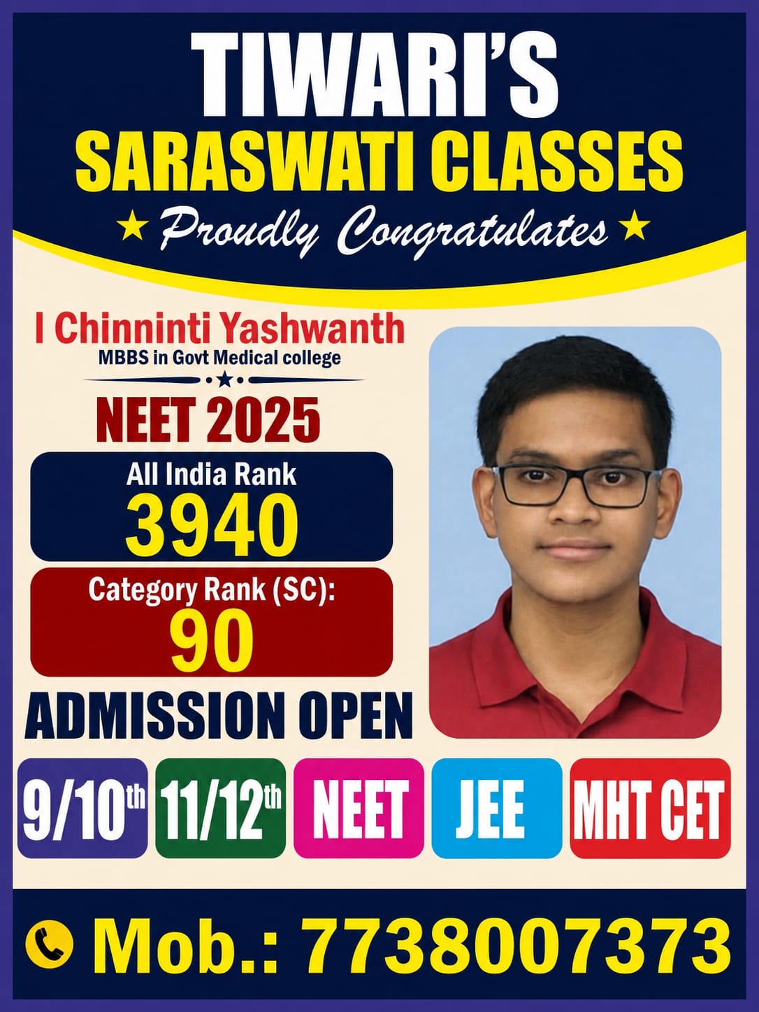 Tiwari Classes Result